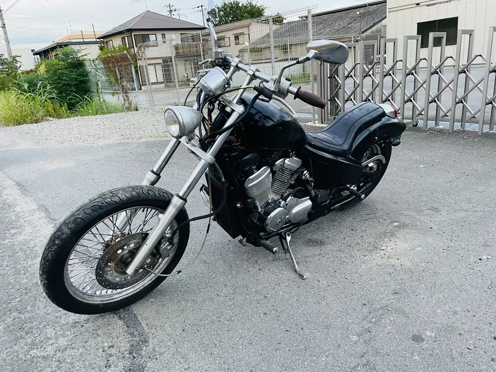 Honda Steed 400 1993, чёрный, фото 6