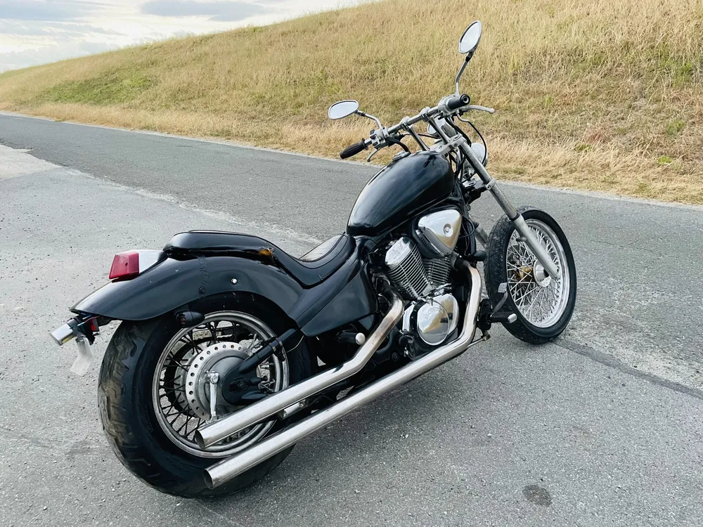Honda Steed 400 1993, чёрный, фото 8