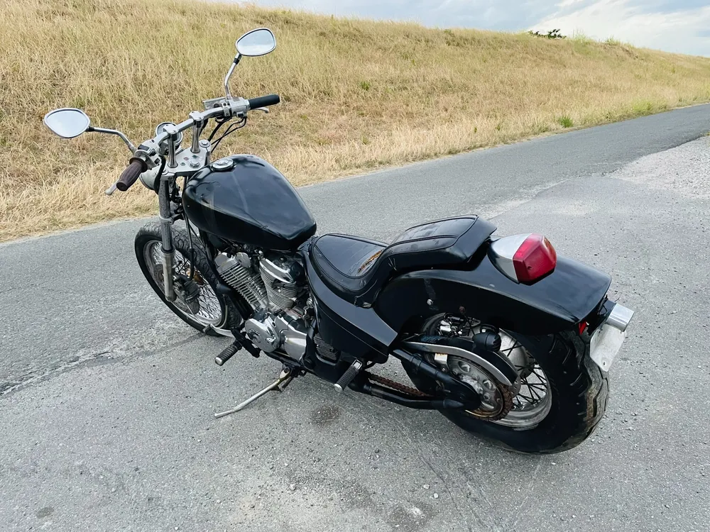 Honda Steed 400 1993, чёрный, фото 10