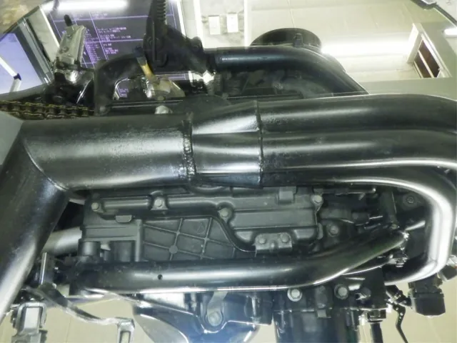 Kawasaki ZRX400-II 1998, navy blue, фото 7