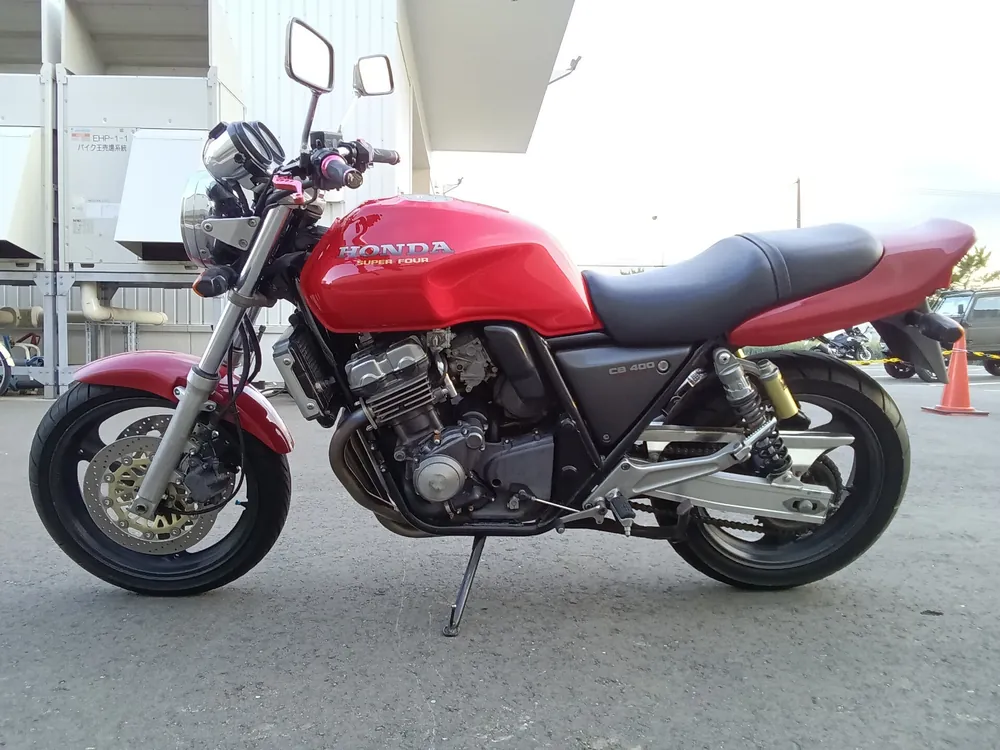 Honda CB400 1993, красный, фото 2