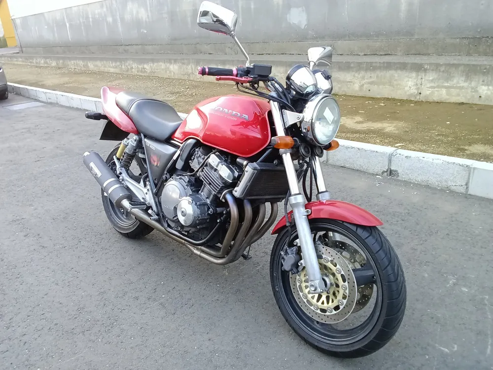 Honda CB400 1993, красный, фото 4