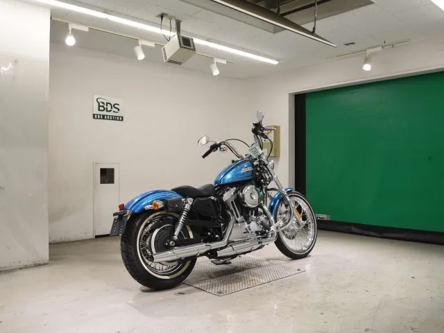 Harley-Davidson XL1200V 2015, синий, фото 5