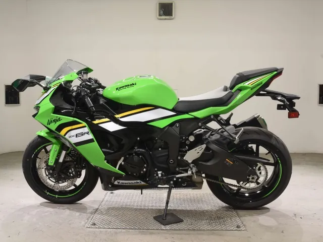Kawasaki Zx-6Ra 2026, black | green, фото 2