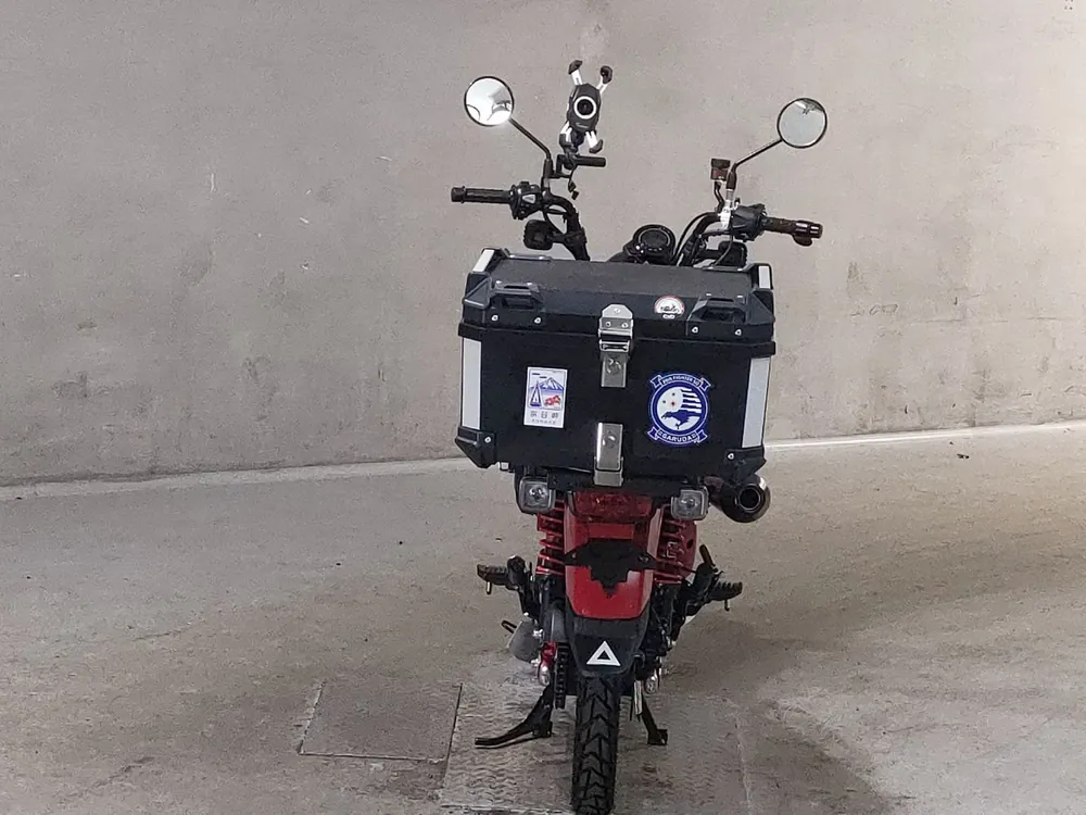 Honda CT125 Hunter Cub, красный, фото 4