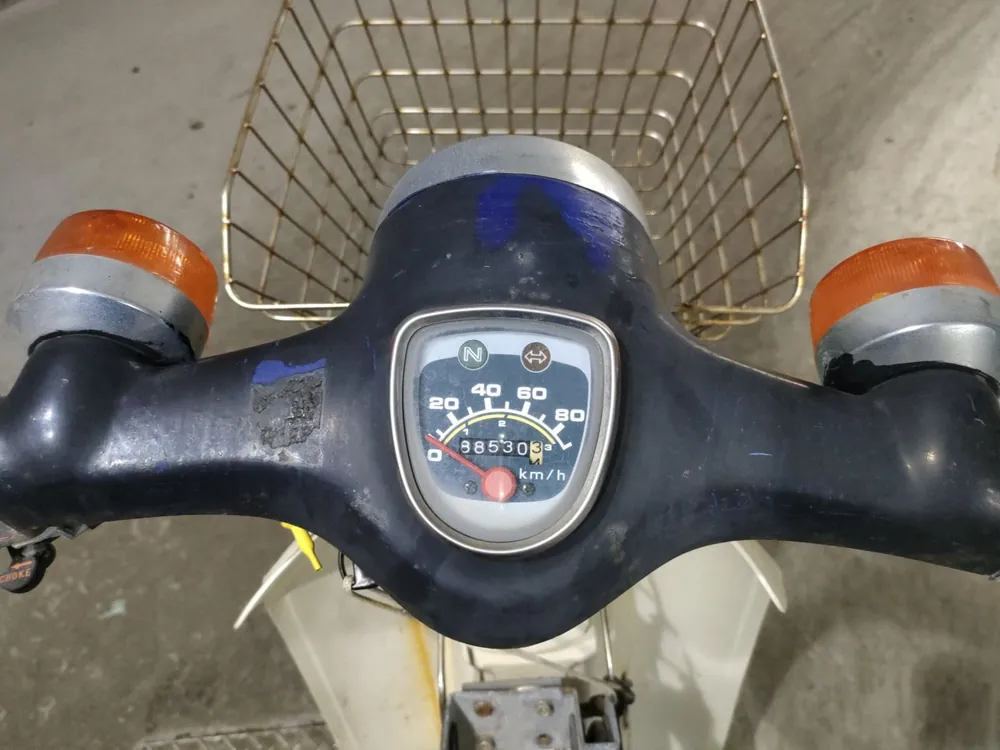 Honda Super Cub, синий, фото 5