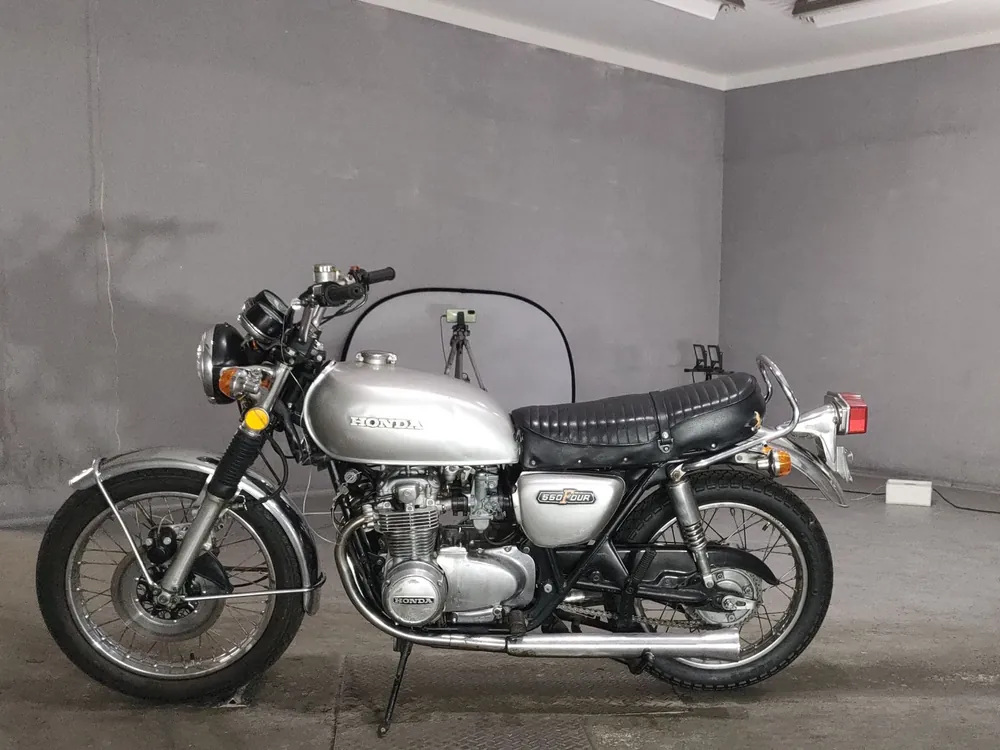 Honda Cb550, серебристый, фото 2