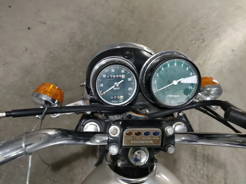 Honda Cb550, серебристый, фото 5