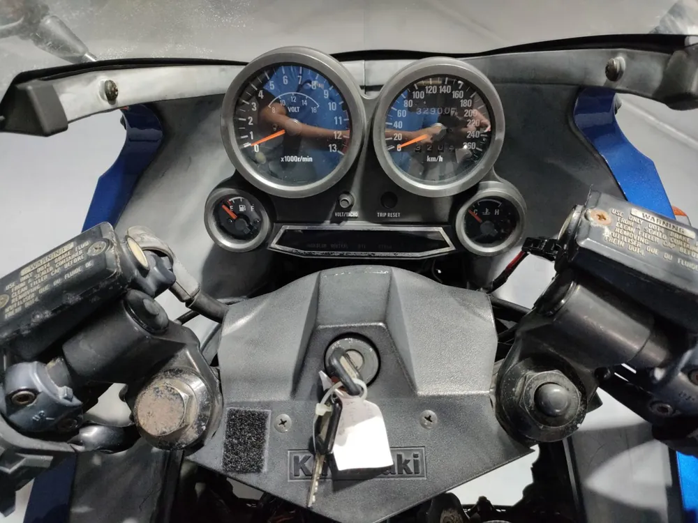 Kawasaki GPZ900R Ninja 1989, синий, фото 5