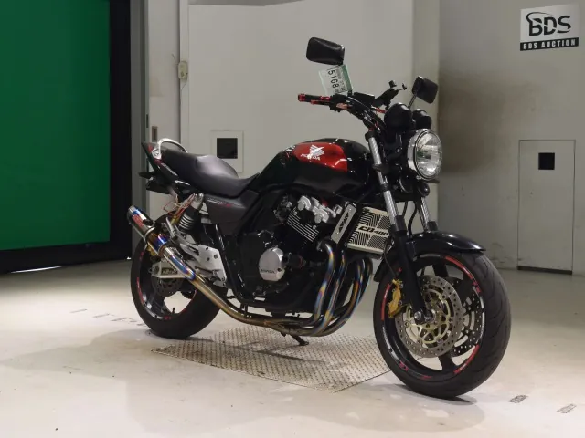 Honda CB400N 2004, red | black, фото 3