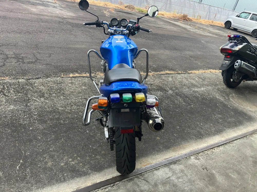 Honda CB400SB, синий, фото 5