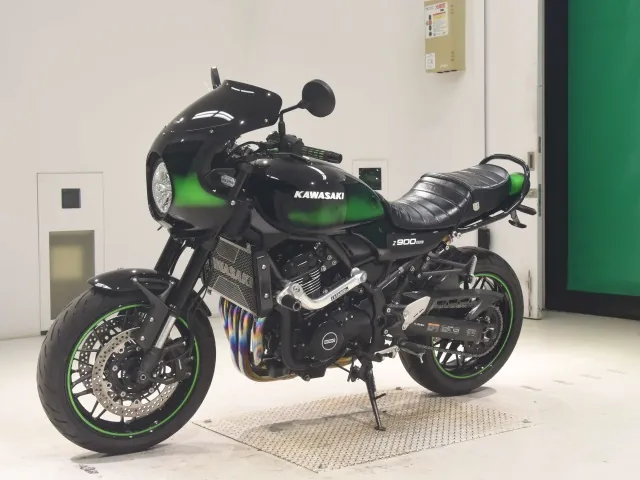 Kawasaki Z900RS 2024, black | green, фото 4