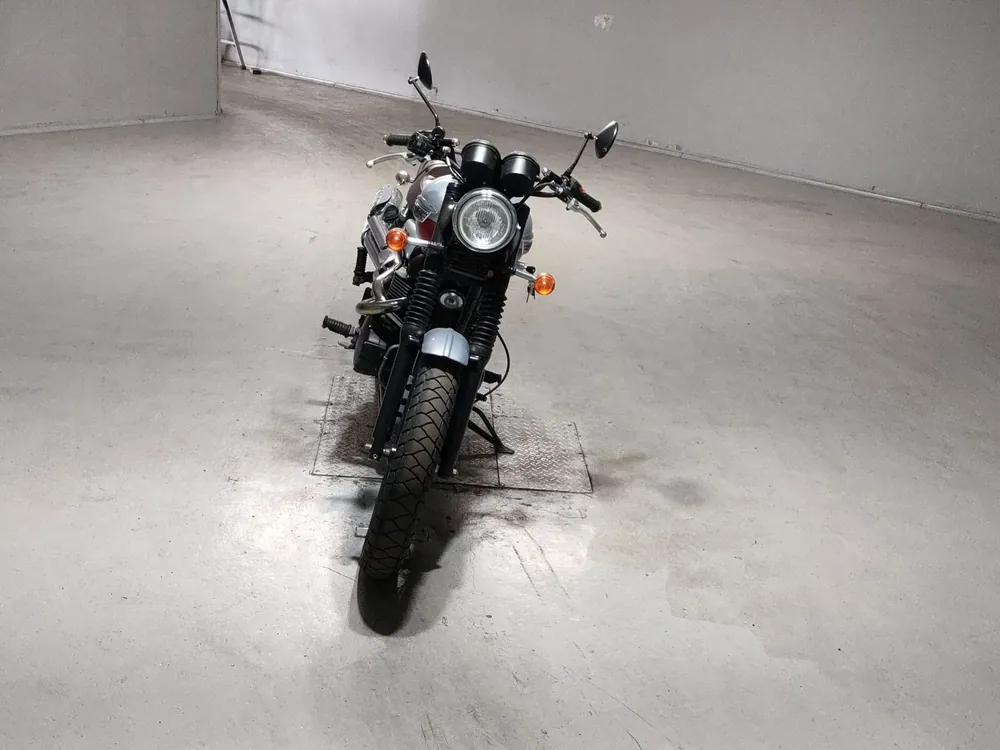 Triumph Scrambler 2014, silver / red, фото 3