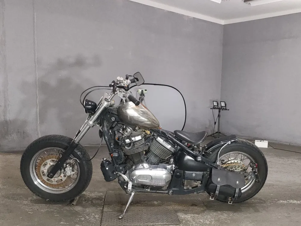 Kawasaki Vulcan 400 Classic 1996, чёрный, фото 2