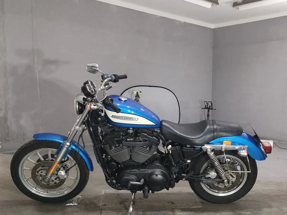 Harley-Davidson XL1200R 2004, white / blue, фото 2