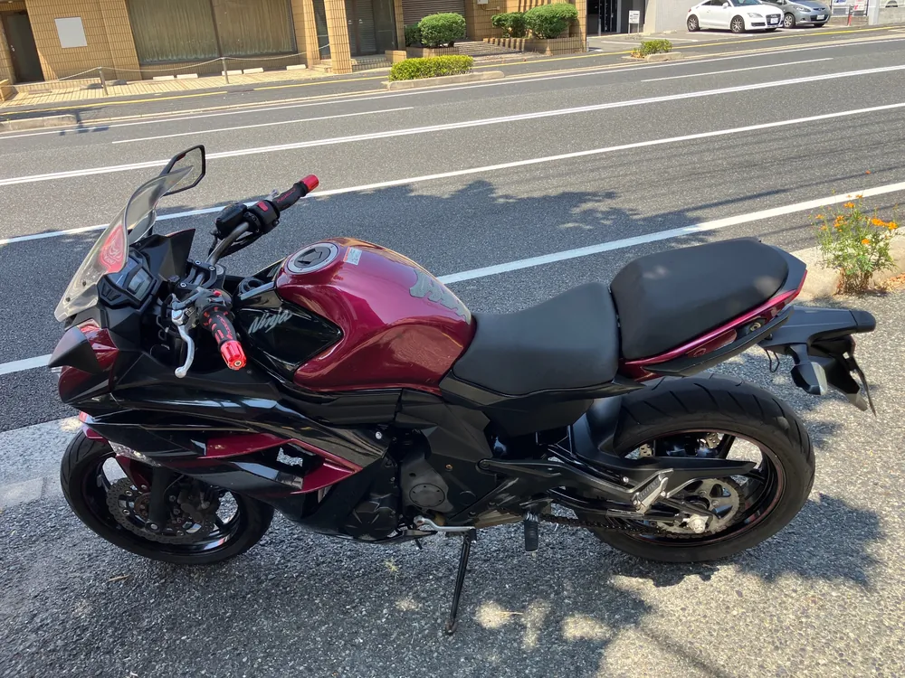Kawasaki Ninja 400 2016, чёрный, w red, фото 2