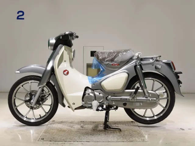 Honda C125-2, серебристый, фото 2
