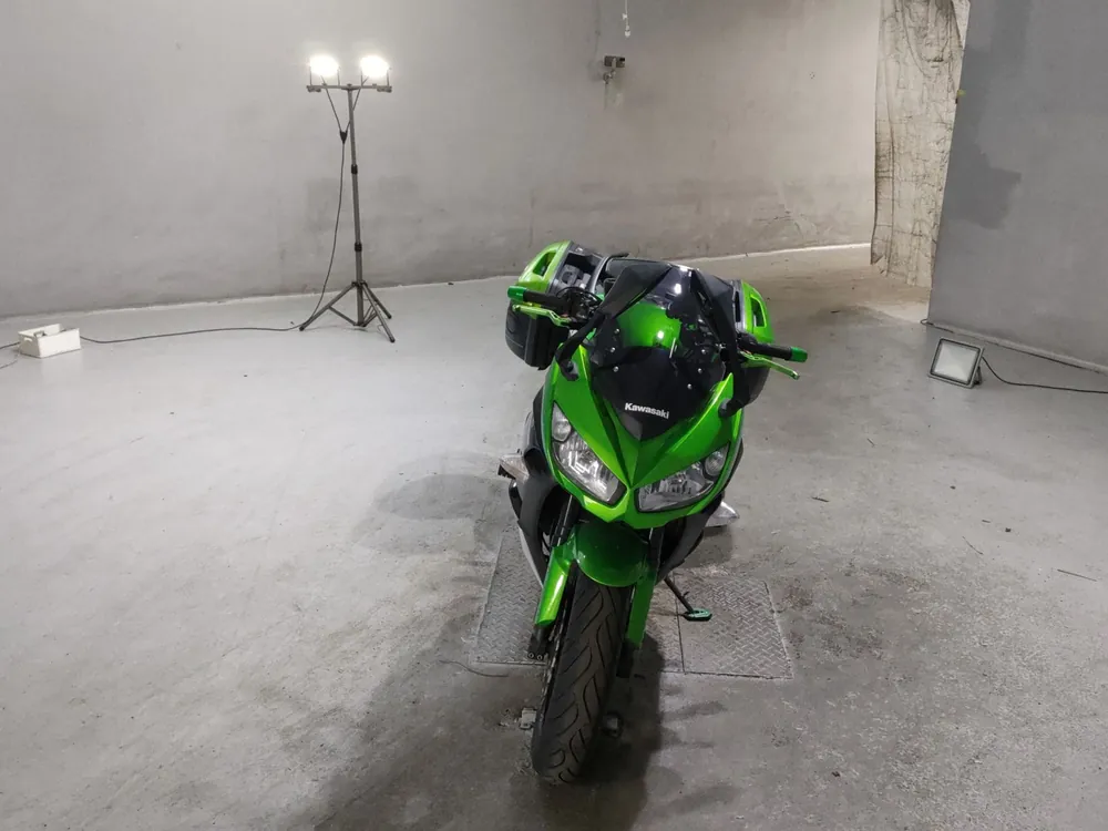 Kawasaki Ninja 1000 2015, чёрный, зелёный, фото 3
