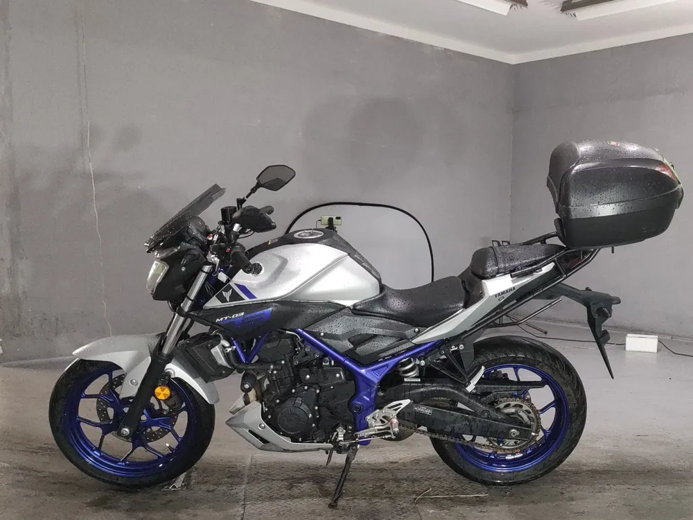 Yamaha MT-03 2016, серебристый, фото 2