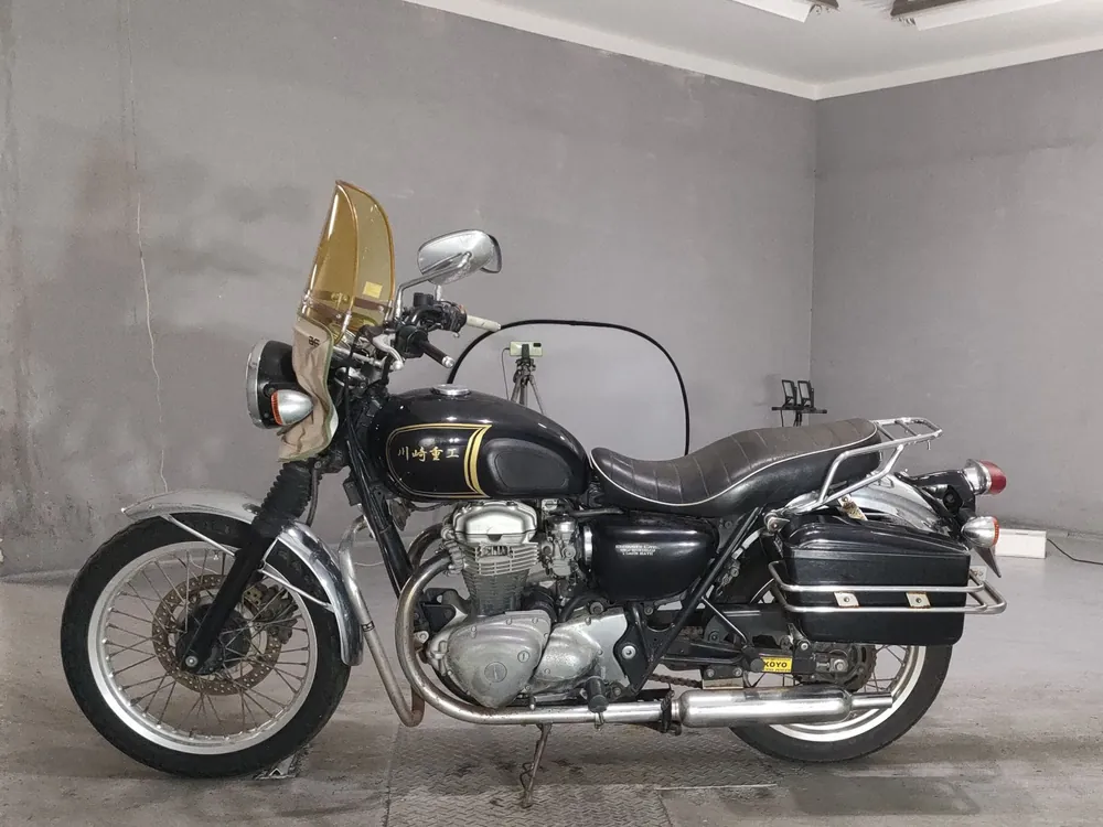 Kawasaki W650 2001, чёрный, фото 2