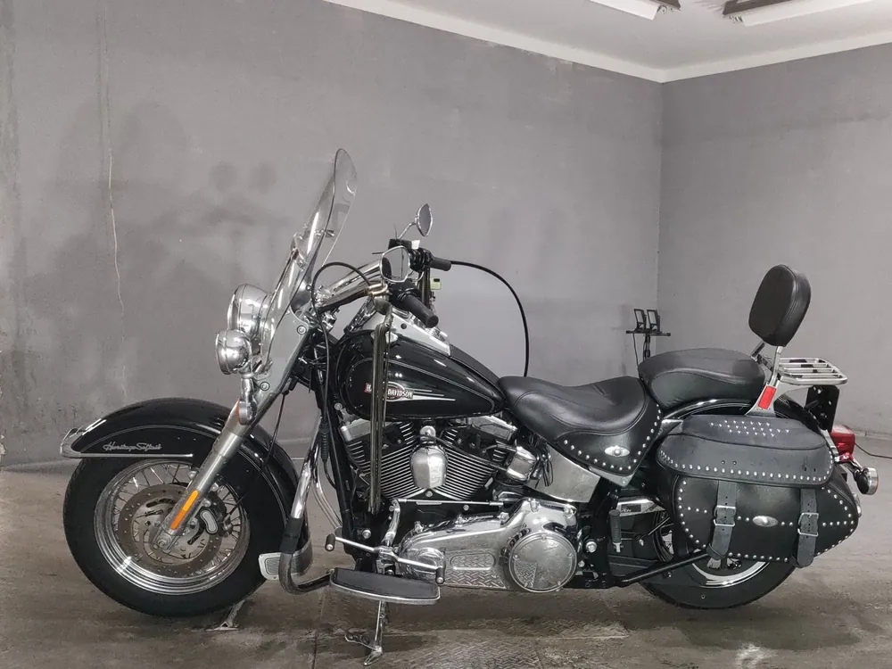 Harley-Davidson Heritage Softail Classic 2008, чёрный, фото 2