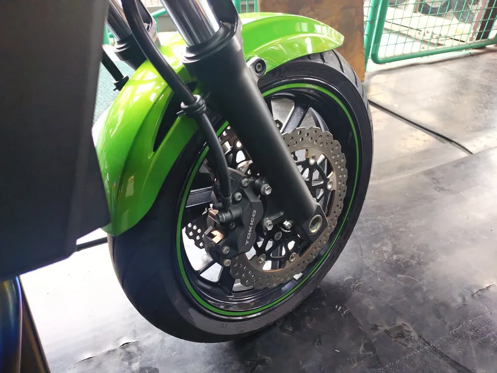 Kawasaki ZRX1200DAEG 2011, green / black, фото 14
