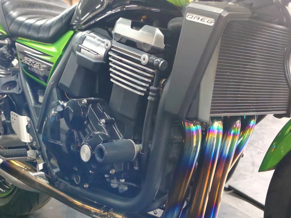 Kawasaki ZRX1200DAEG 2011, green / black, фото 16