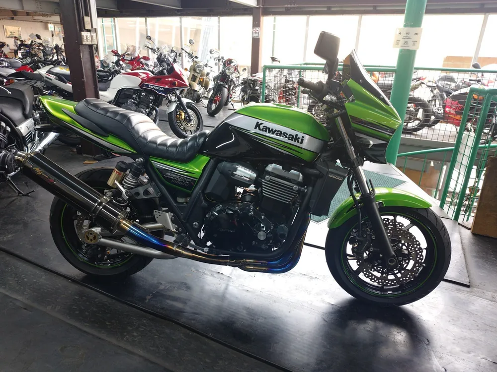 Kawasaki ZRX1200DAEG 2011, green / black, фото 9