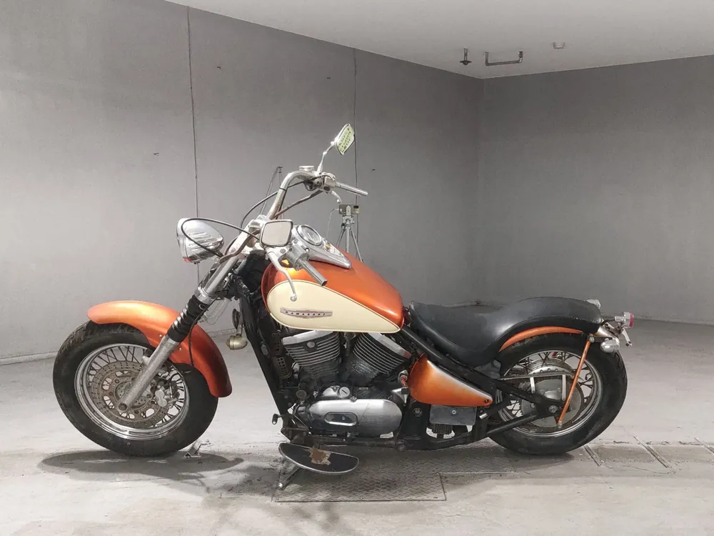 Kawasaki Vulcan 400 Classic 1995, orange / beige, фото 2
