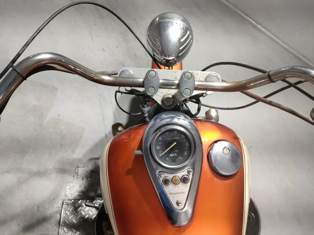 Kawasaki Vulcan 400 Classic 1995, orange / beige, фото 5