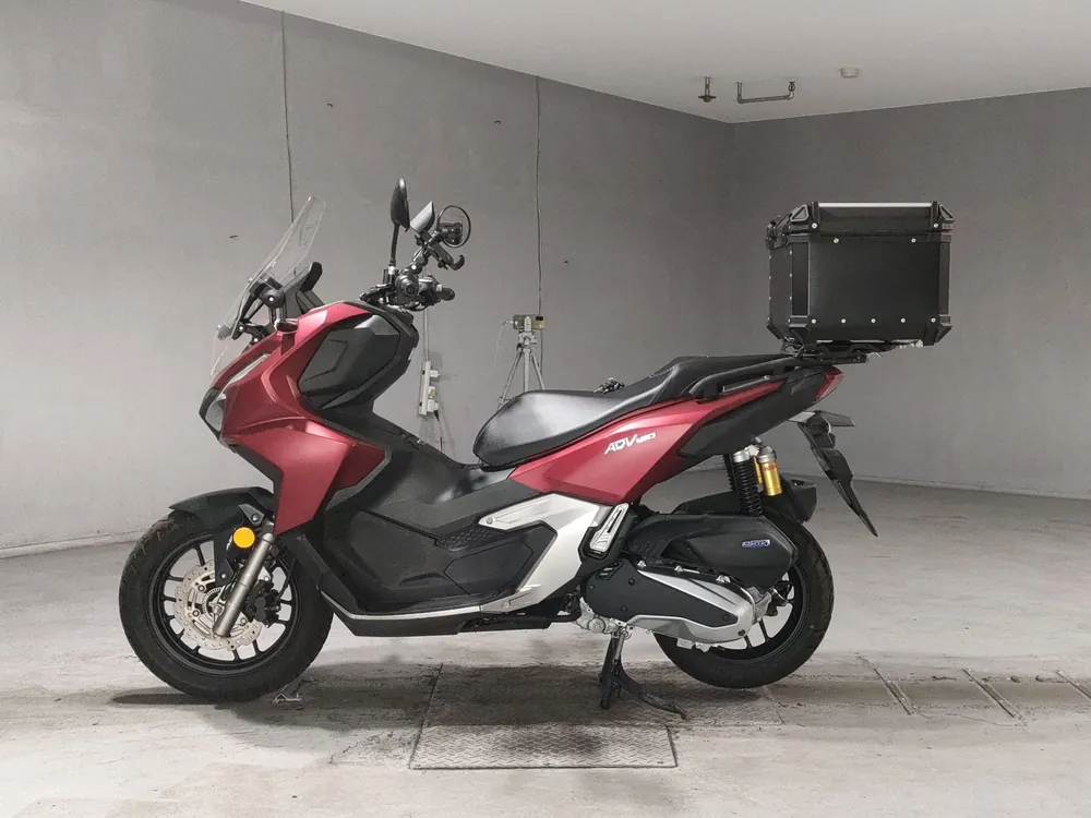 Honda ADV160, красный, фото 2