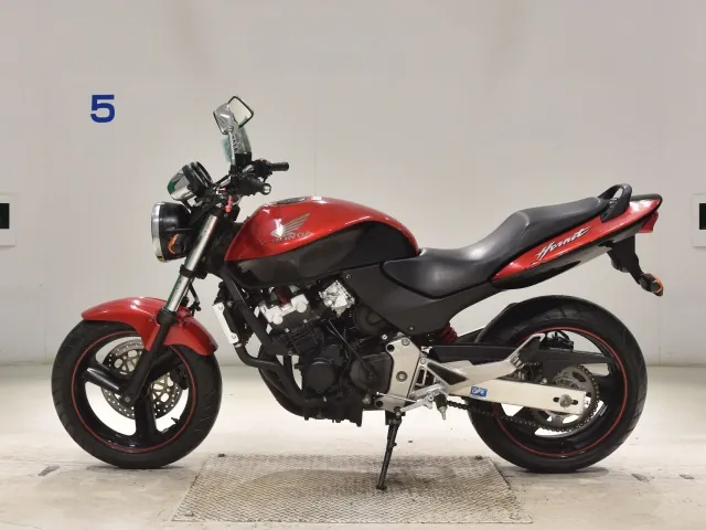 Honda Hornet 250, красный, чёрный, фото 2