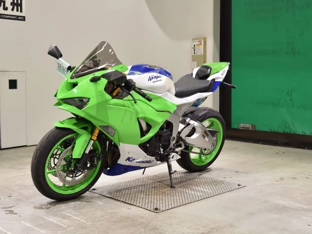 Kawasaki Zx-6Ra 2025, white | green, фото 4