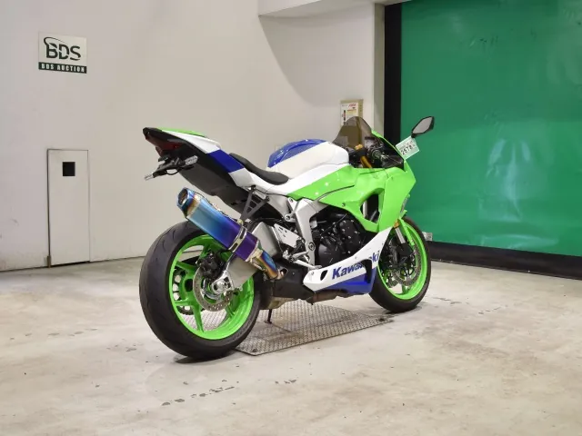Kawasaki Zx-6Ra 2025, white | green, фото 5