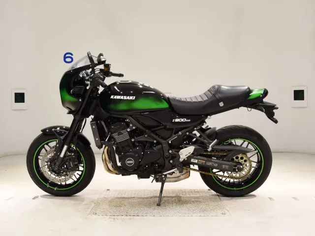 Kawasaki Z900RS 2024, black | green, фото 2