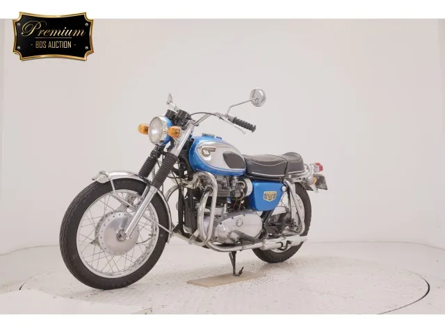 Kawasaki W1 1970, синий, фото 4
