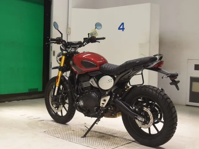 Triumph Scrambler 400 X 2024, red | black, фото 6