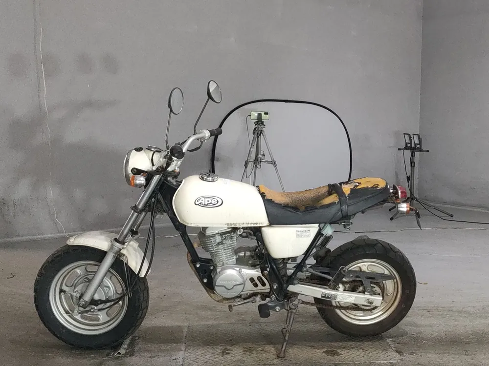 Honda APE 100, белый, фото 2
