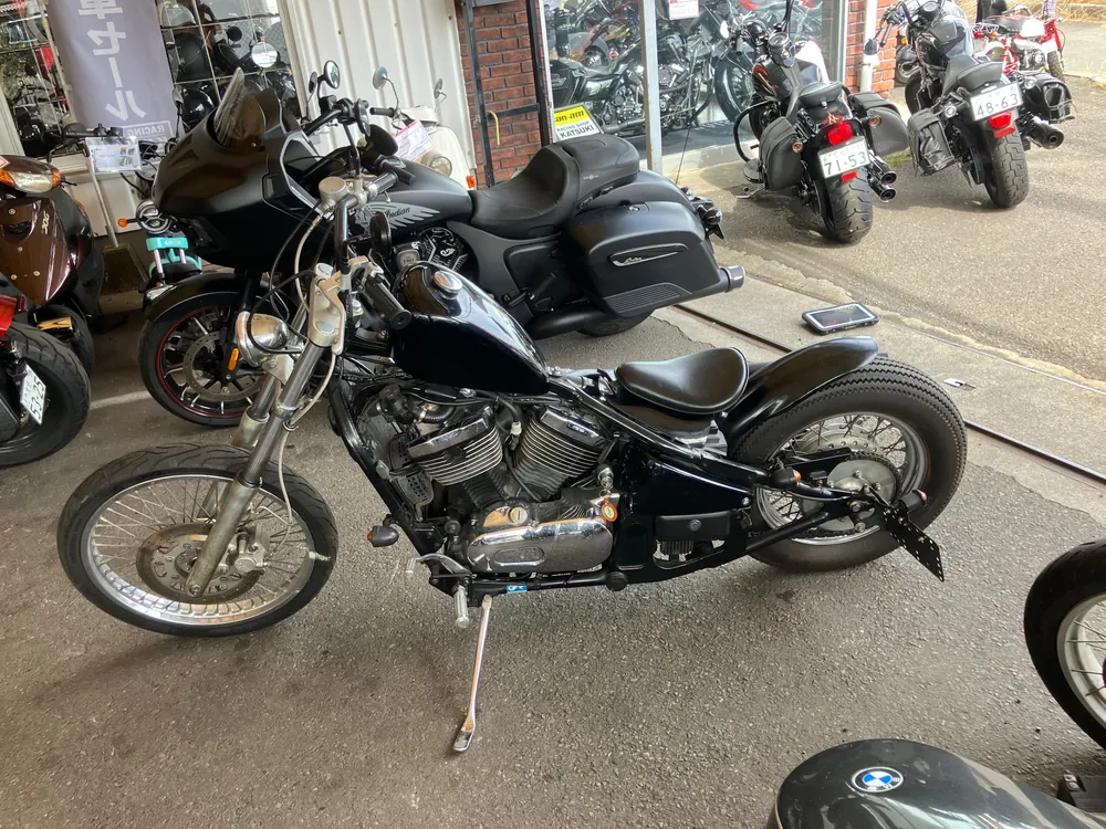Kawasaki Vulcan 400 Classic 1995, чёрный, фото 3