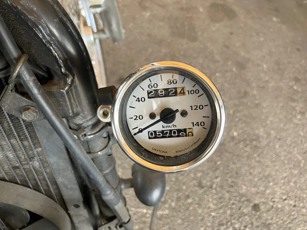 Kawasaki Vulcan 400 Classic 1995, чёрный, фото 5