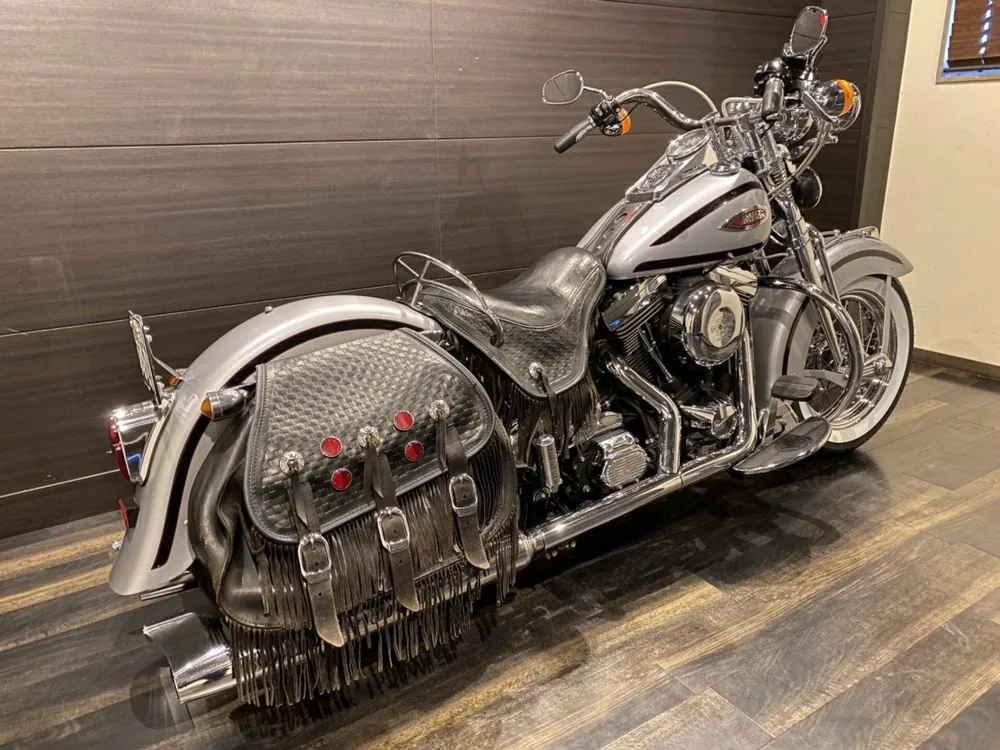 Harley-Davidson FLSTS1450 1999, серебристый, фото 3