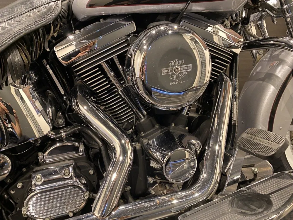 Harley-Davidson FLSTS1450 1999, серебристый, фото 4