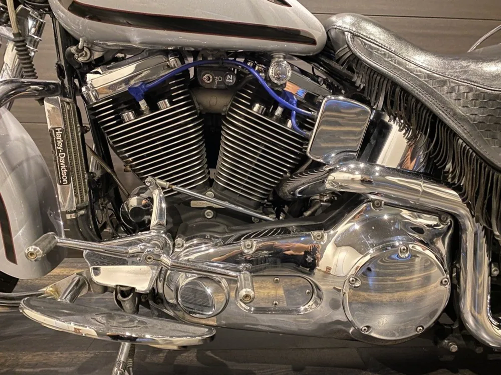 Harley-Davidson FLSTS1450 1999, серебристый, фото 10