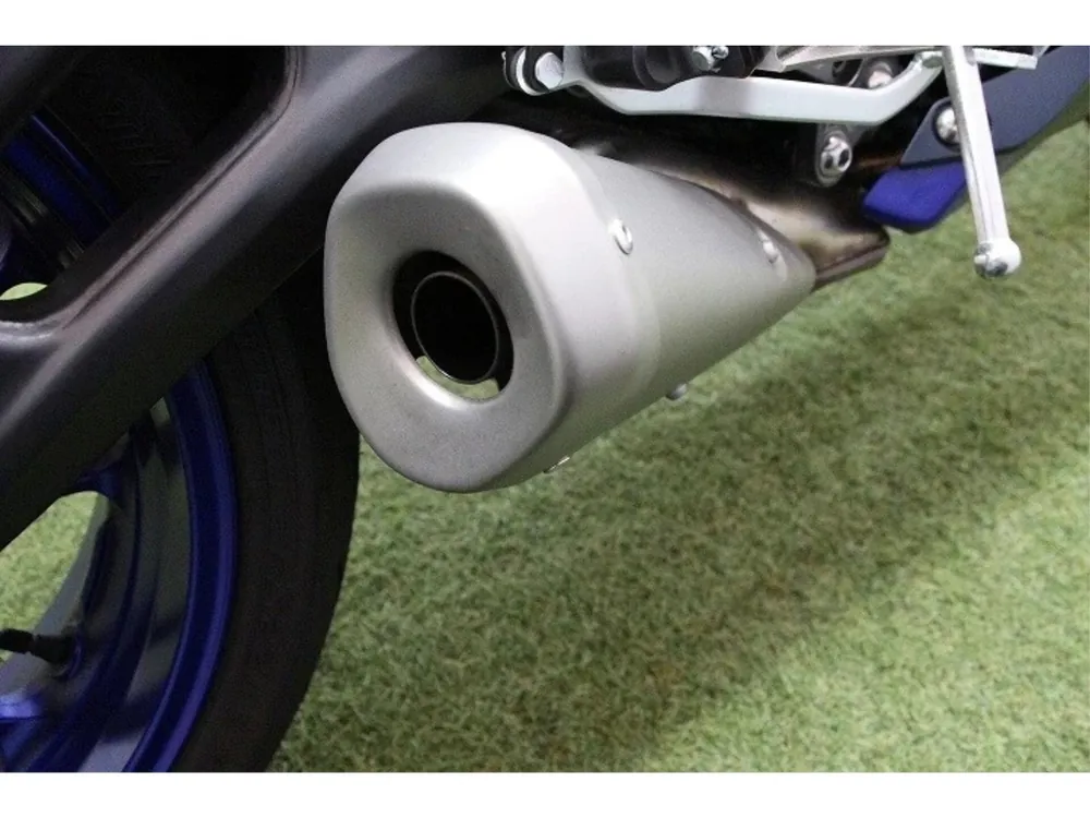 Yamaha YZF-R7 2023, чёрный, синий, фото 5