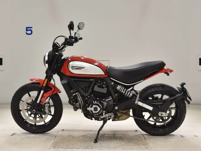 Ducati Scrambler Icon 2021, red | silver, фото 2