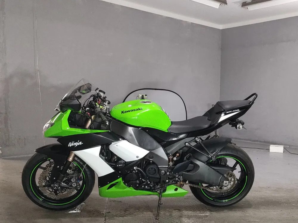 Kawasaki ZX-10R 2013, black / green, фото 2
