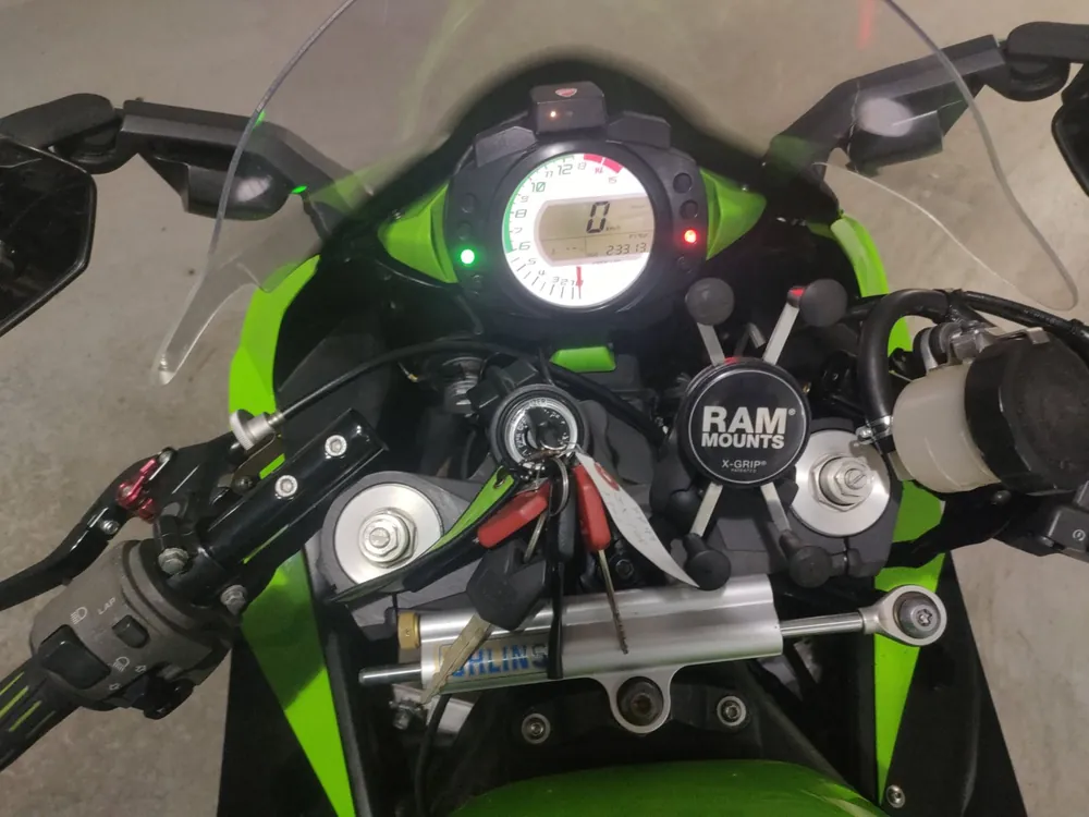 Kawasaki ZX-10R 2013, black / green, фото 5