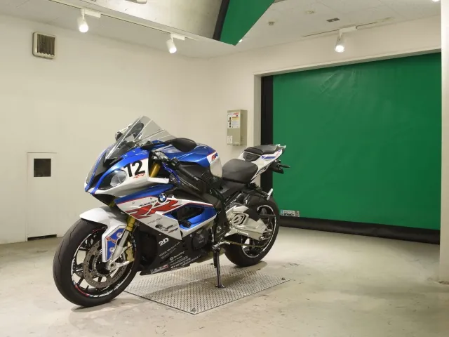 BMW S1000Rr 2018, белый, красный, синий, фото 4