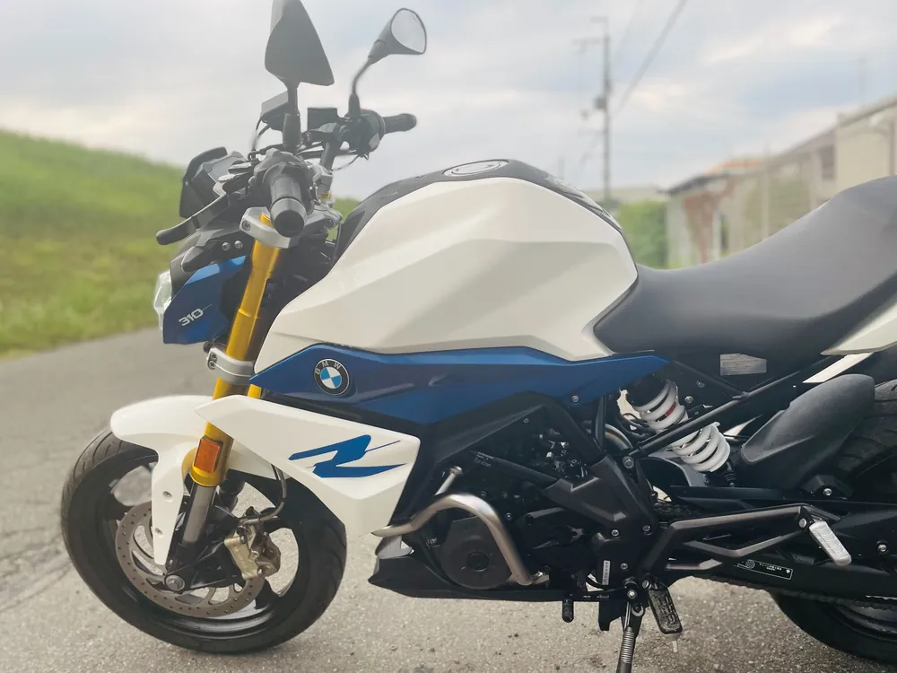 BMW G310R 2021, white / blue, фото 11