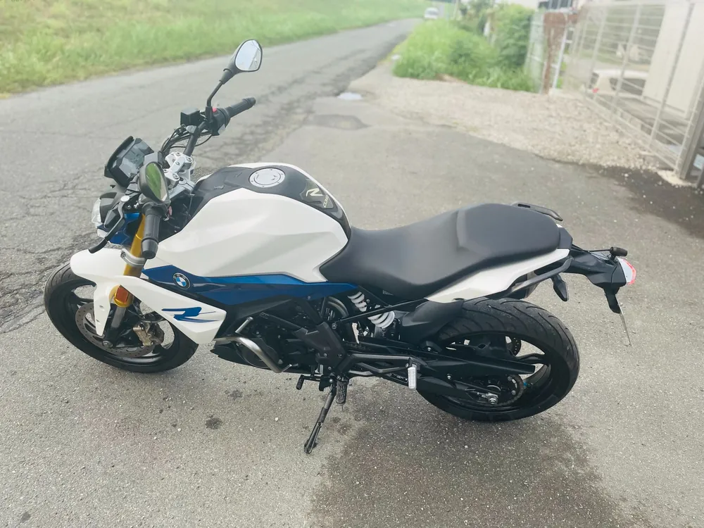 BMW G310R 2021, white / blue, фото 14